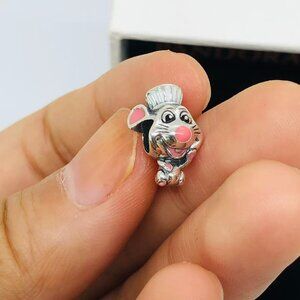 ✨🔥Pandora Disney Pixar Ratatouille Remy Charm Sterling silver